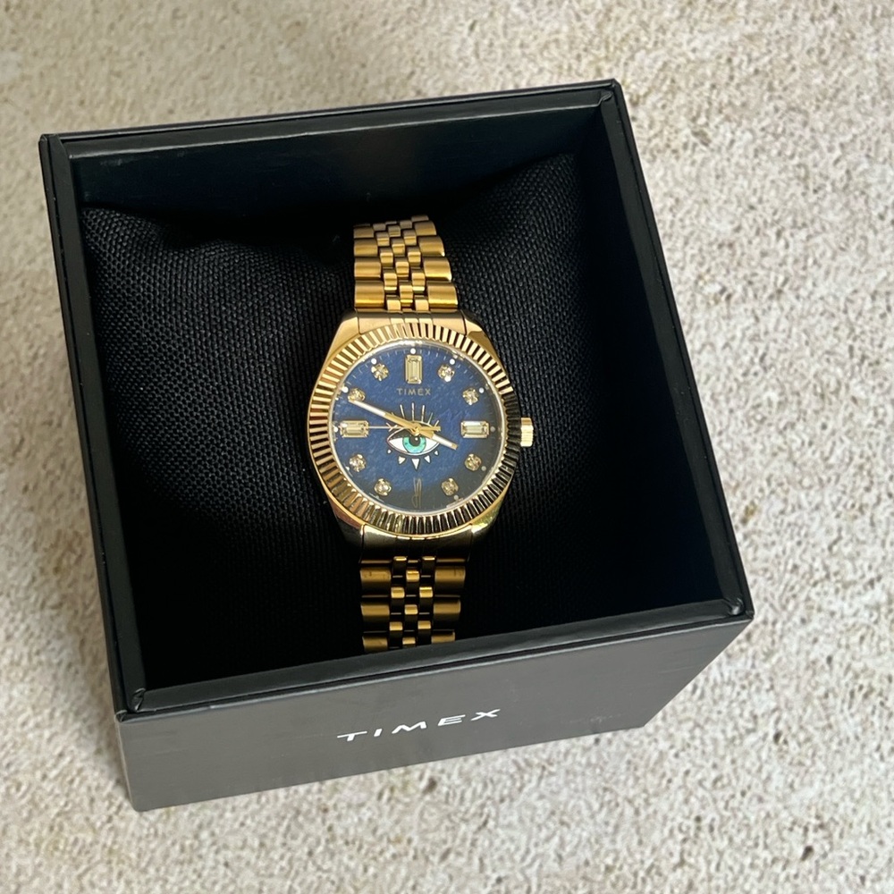 Timex Jacque Aiche blue aventurine sold out. New in Box. - Picture 4 of 6